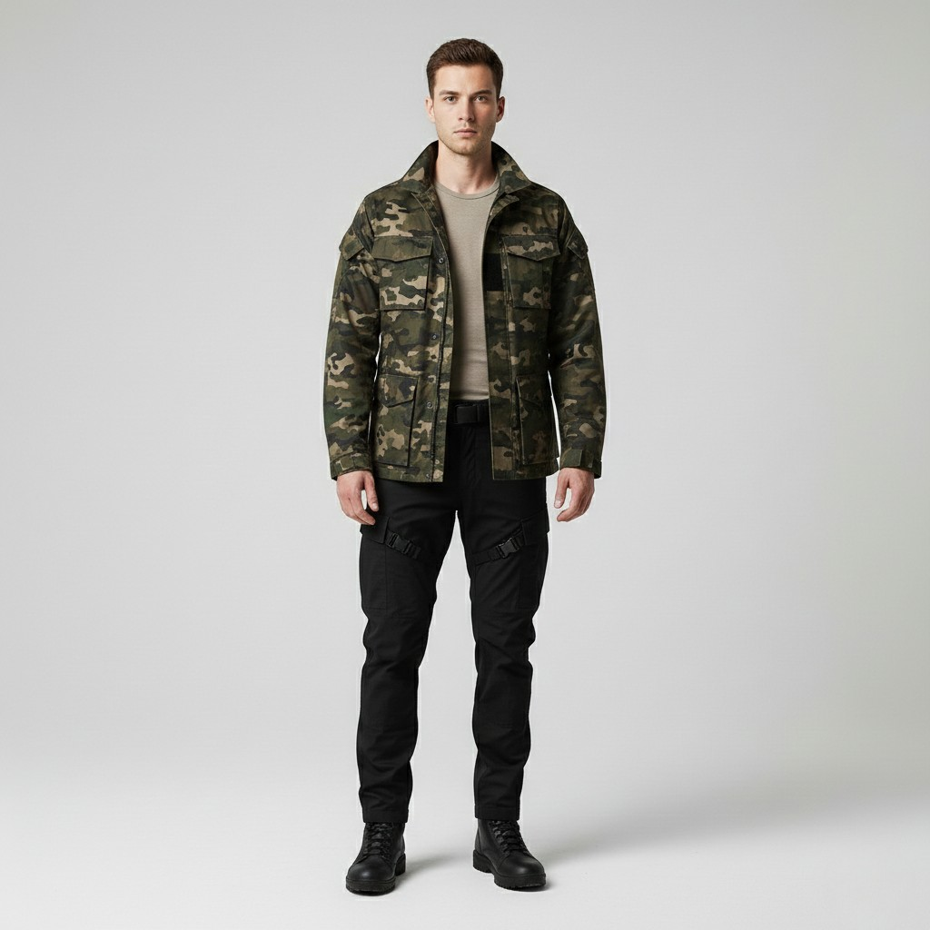 Veste utilitaire camouflage
