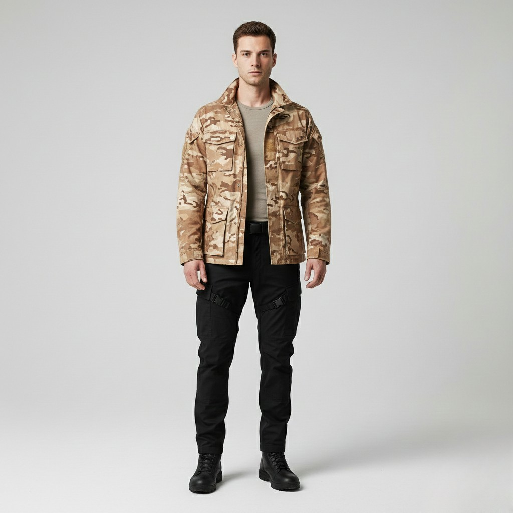 Veste utilitaire camouflage