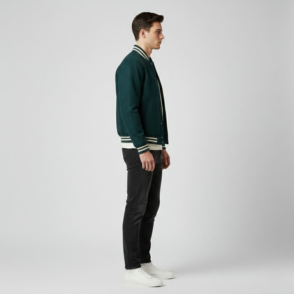 Blouson aviateur universitaire