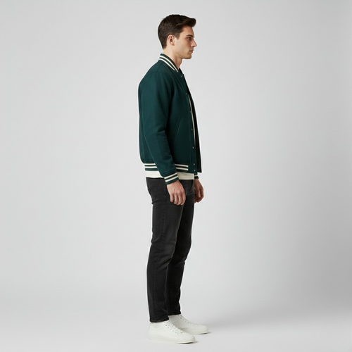 Blouson aviateur universitaire