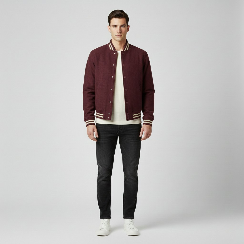 Blouson aviateur universitaire