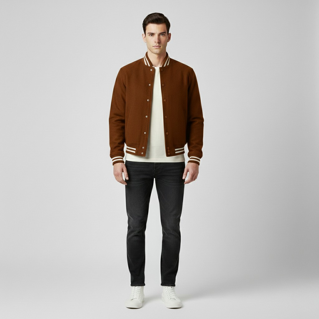 Blouson aviateur universitaire